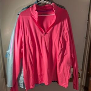 Xersion Pink Jumpsuit Vibrant Comfortable Casual